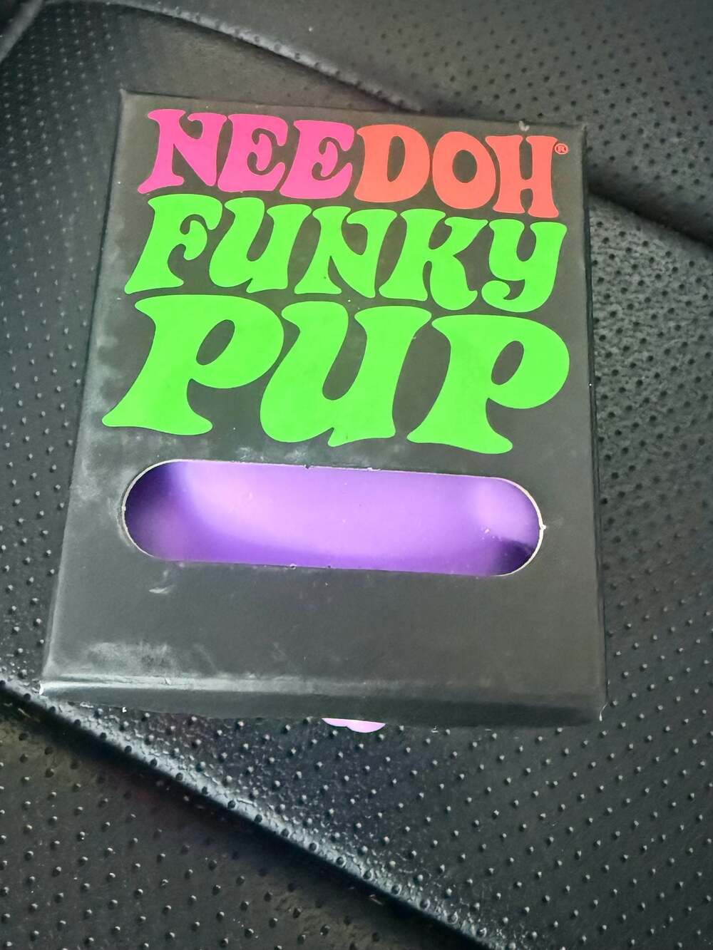 Schylling NeeDoh Funky Pup Purple Squishy Stress Relief Fidget Toy